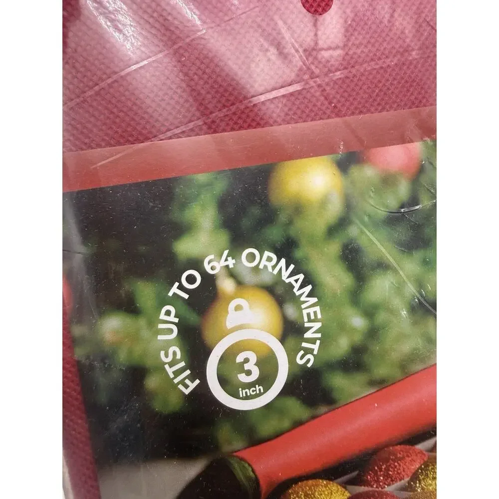 Underbed Christmas Ornament Storage Box - Stores 64 3